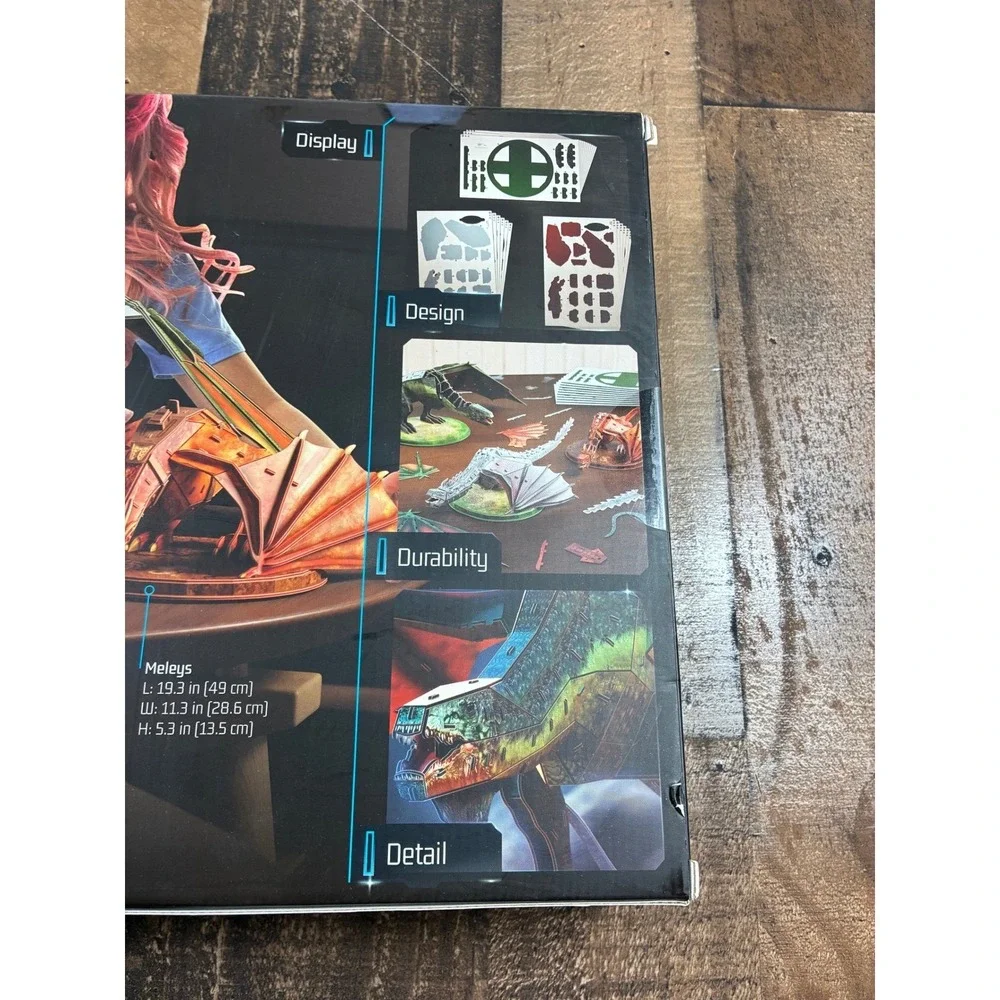 4D Build House of the Dragon 3D Puzzle Model Kit Seasmoke Vhagar Meleys 350 Pcs